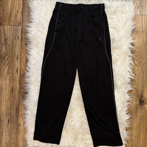 Old Navy Active Boys L 10-12 Black Go-Dry Cool Athletic Track Pants - Picture 1 of 5